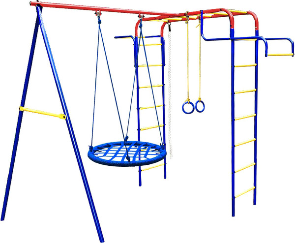Изображение товара Игровой комплекс Пионер Дачный мини (качели гнездо 80см, сетка)