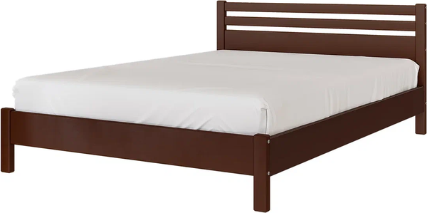 Изображение товара Двуспальная кровать Bravo Мебель Милена 120x200 (орех)