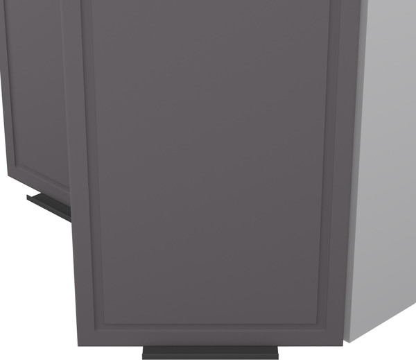 Изображение товара Шкаф навесной для кухни Arvento Корнелия Флок-плюс ВШ60с без сушки (графит софт)