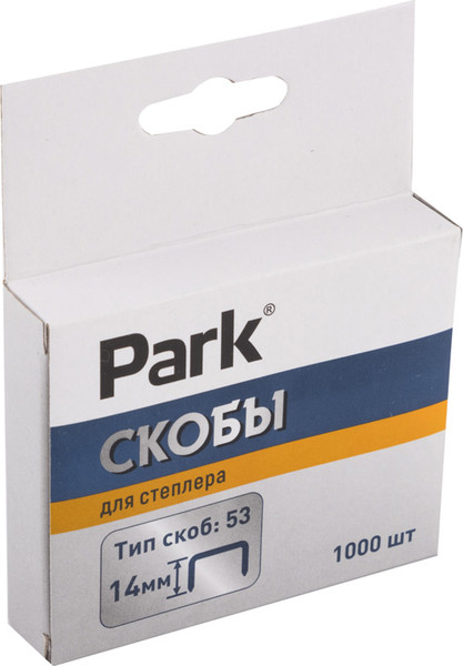 Изображение товара Скобы канцелярские Park 053 14мм / 9178 (1000шт)