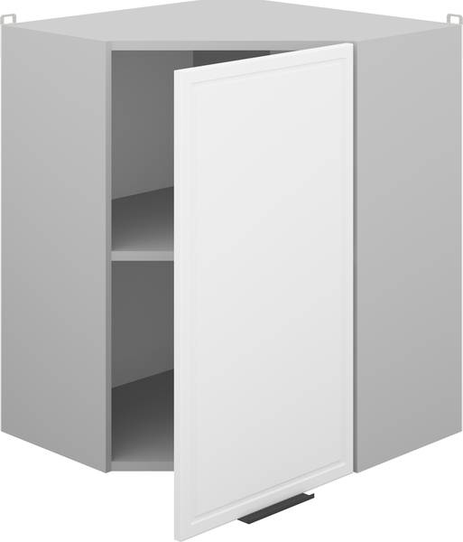 Изображение товара Шкаф навесной для кухни Arvento Корнелия Флок-плюс ВШУ угловой (белый софт)