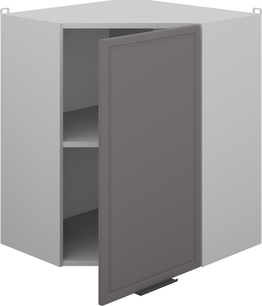 Изображение товара Шкаф навесной для кухни Arvento Корнелия Флок-плюс ВШУ угловой (графит софт)