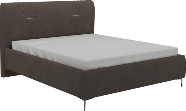 Изображение товара Двуспальная кровать Bravo Мебель Модена 160x200 без ПМ Стандарт 4 вариант (каппучино)