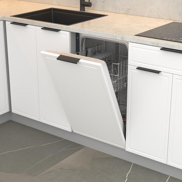Изображение товара Декоративная панель для посудомоечной машины Arvento Флок 45см (белый софт)