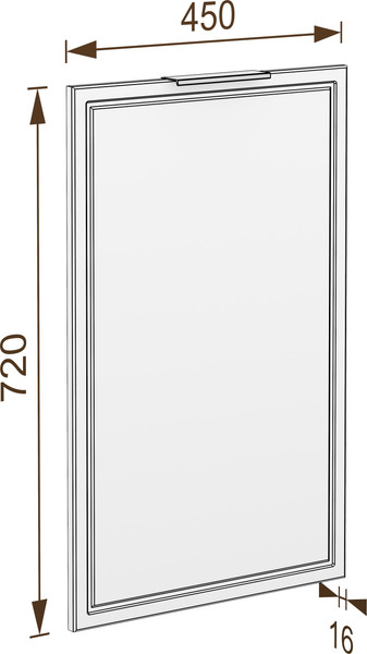 Изображение товара Декоративная панель для посудомоечной машины Arvento Флок 45см (белый софт)