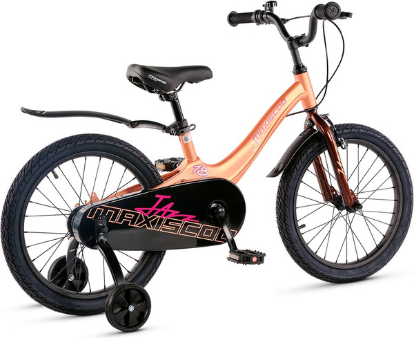 Изображение товара Детский велосипед Maxiscoo Jazz Стандарт 18 2025 / MSC-J1841 (пудра, разобранный, в коробке)