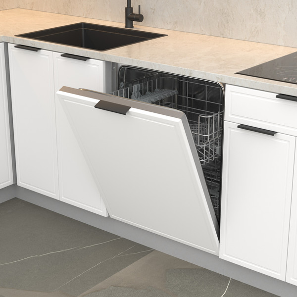 Изображение товара Декоративная панель для посудомоечной машины Arvento Флок 60см (белый софт)