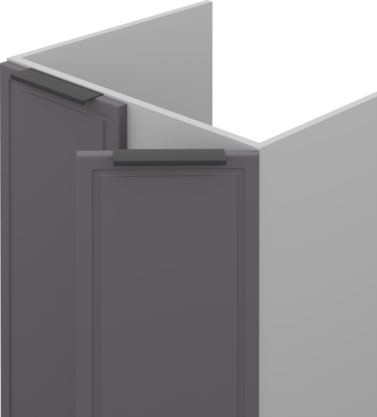 Изображение товара Шкаф под мойку Arvento Корнелия Флок-плюс НШ50м (графит софт)