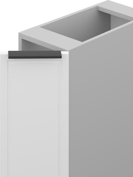 Изображение товара Шкаф-стол кухонный Arvento Корнелия Флок-плюс НШ20р без столешницы (белый софт)