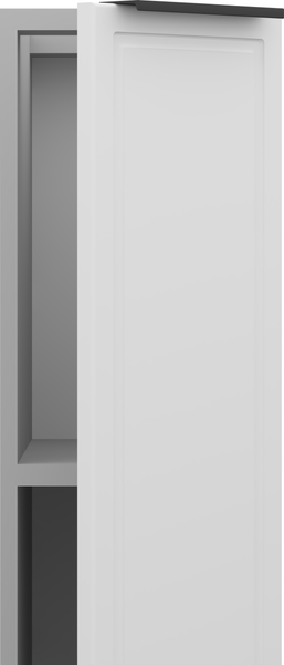 Изображение товара Шкаф-стол кухонный Arvento Корнелия Флок-плюс НШ20р без столешницы (белый софт)