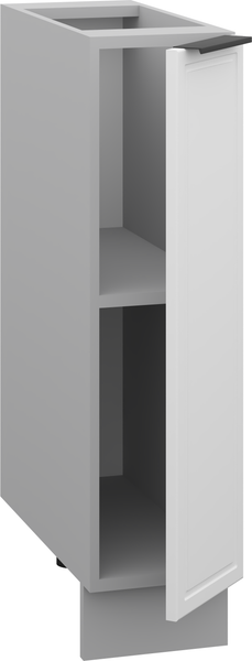 Изображение товара Шкаф-стол кухонный Arvento Корнелия Флок-плюс НШ20р без столешницы (белый софт)