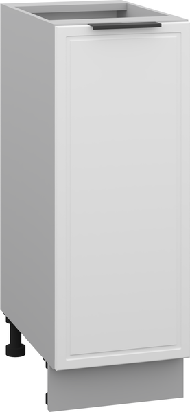 Изображение товара Шкаф-стол кухонный Arvento Корнелия Флок-плюс НШ30р без столешницы (белый софт)