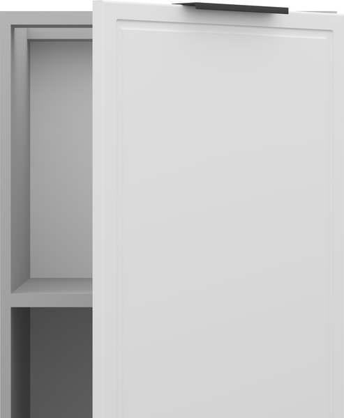 Изображение товара Шкаф-стол кухонный Arvento Корнелия Флок-плюс НШ40р без столешницы (белый софт)