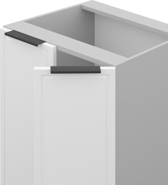 Изображение товара Шкаф-стол кухонный Arvento Корнелия Флок-плюс НШ50р без столешницы (белый софт)