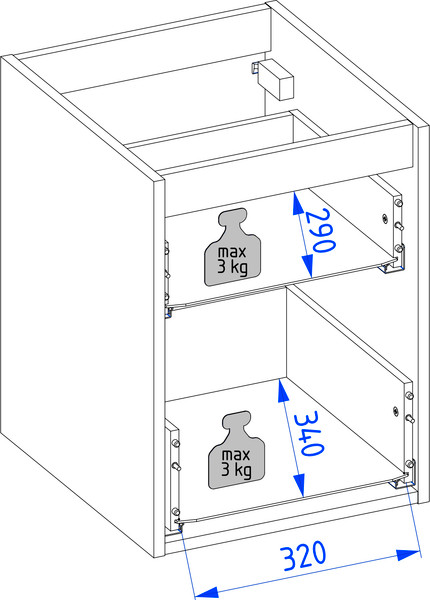 Изображение товара Тумба под умывальник Lauter Mia 40 (кашемир)