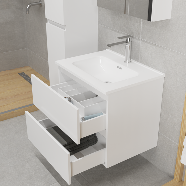 Изображение товара Тумба под умывальник Lauter Mia 60 (белый глянец)