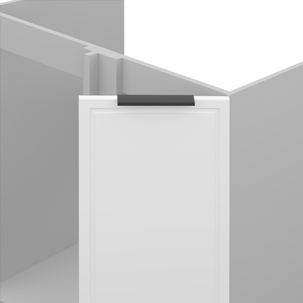 Изображение товара Шкаф под мойку Arvento Корнелия Флок-плюс НШУ-750 угловой без столешницы (белый софт)