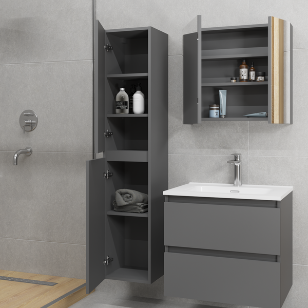 Изображение товара Тумба под умывальник Lauter Mia 60 (графит)