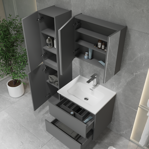 Изображение товара Тумба под умывальник Lauter Mia 60 (графит)