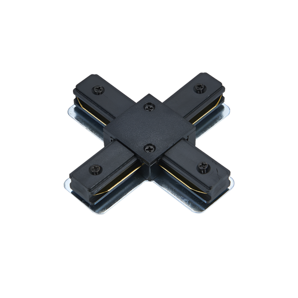 Изображение товара Коннектор для шинопровода INhome X-тип XRB-BL / 4690612060668