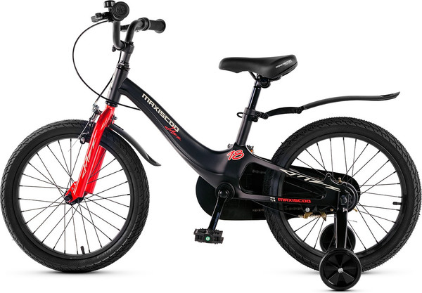 Изображение товара Детский велосипед Maxiscoo Jazz Стандарт 18 2025 / MSC-J1845 (обсидиан, разобранный, в коробке)