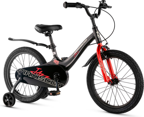 Изображение товара Детский велосипед Maxiscoo Jazz Стандарт 18 2025 / MSC-J1845 (обсидиан, разобранный, в коробке)