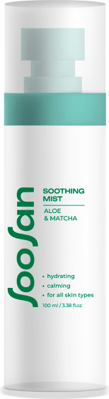 Изображение товара Спрей для лица Soosan Soothing Mist with Aloe & Matcha (100мл)