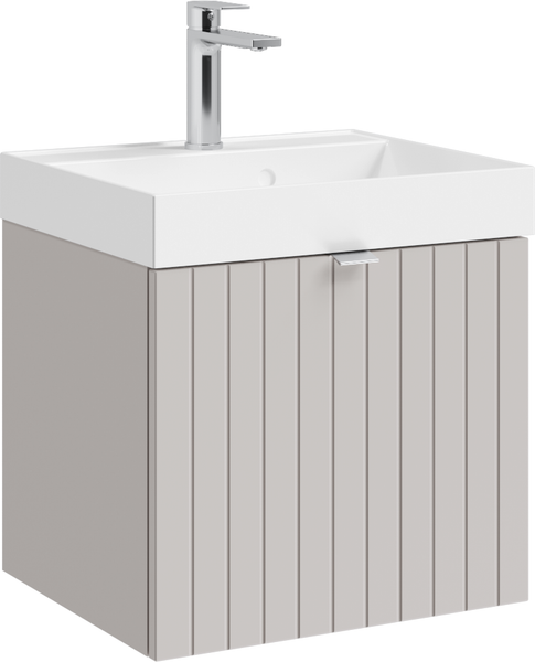 Изображение товара Тумба под умывальник Lauter Melisa 50 (кашемир п/мат, три ручки в комплекте)
