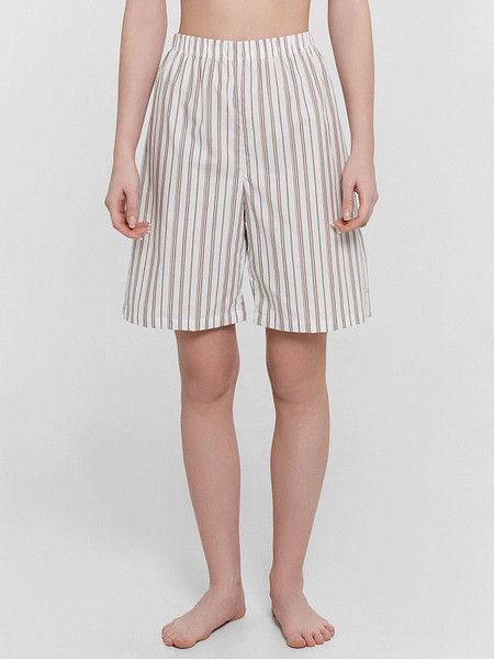 Изображение товара Пижама Mark Formelle 592596 (р.164/170-88-94, мокко/мокко полоска на белом)