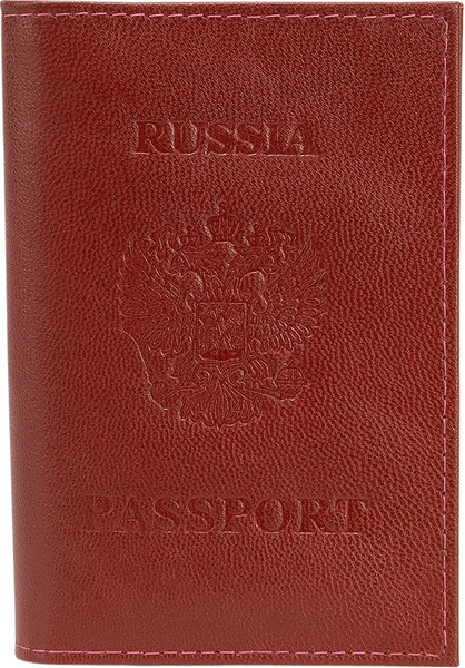 Изображение товара Обложка на паспорт Poshete 604-118M-GNG (рыжий)