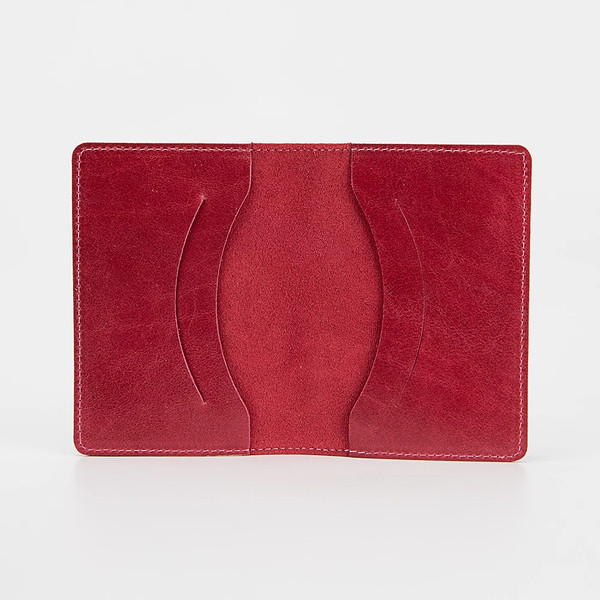 Изображение товара Обложка на паспорт Poshete 604-131-V-K/NP-RED (красный)