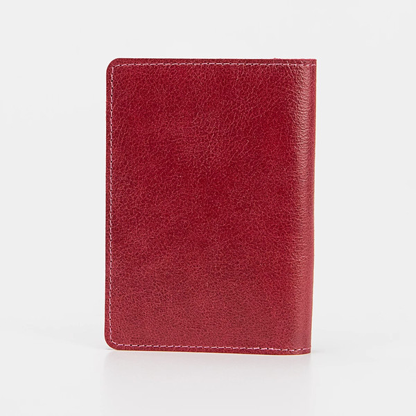 Изображение товара Обложка на паспорт Poshete 604-131-V-K/NP-RED (красный)