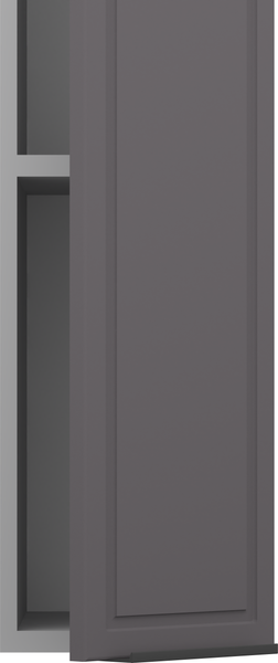 Изображение товара Шкаф навесной для кухни Arvento Корнелия Флок-плюс ВШ20 (графит софт)