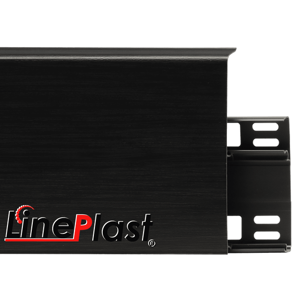 Изображение товара Плинтус LinePlast 100мм LB018+LK002 (секвойя черная)
