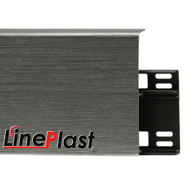 Изображение товара Плинтус LinePlast 100мм LB020+LK002 (металлик файн-лайн)