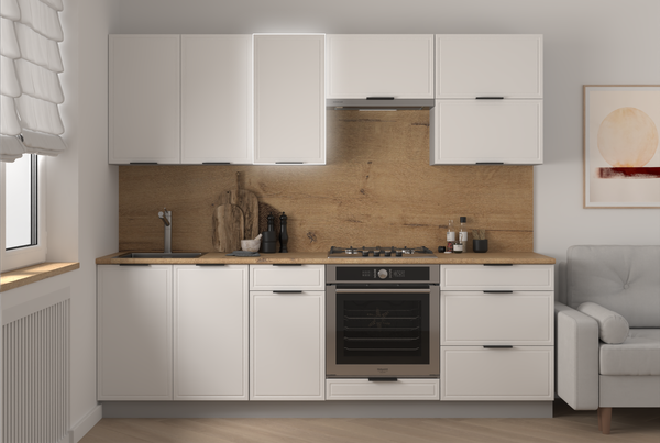 Изображение товара Шкаф навесной для кухни Arvento Корнелия Флок-плюс ВШ40 (белый софт)