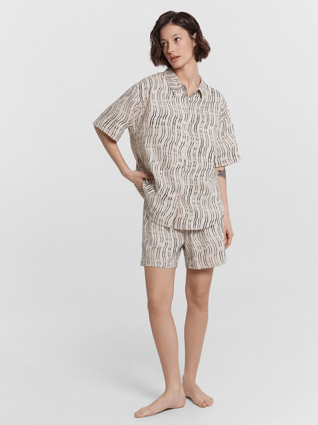 Изображение товара Шорты домашние Mark Formelle 522250 (р.170-102, полоски на молочном)