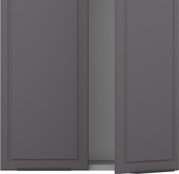 Изображение товара Шкаф навесной для кухни Arvento Корнелия Флок-плюс ВШ50с без сушки (графит софт)
