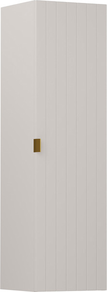 Изображение товара Шкаф-полупенал для ванной Lauter Навесной Melisa (кашемир п/мат, три ручки в комплекте)