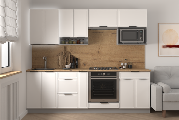 Изображение товара Шкаф навесной для кухни Arvento Корнелия Флок-плюс ВШ60 (белый софт)