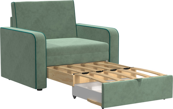 Изображение товара Кресло-кровать Bravo Мебель Марлин 800 Стандарт 2 вариант (мята/темно-бирюзовый)