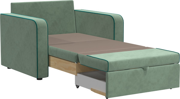 Изображение товара Кресло-кровать Bravo Мебель Марлин 800 Стандарт 2 вариант (мята/темно-бирюзовый)