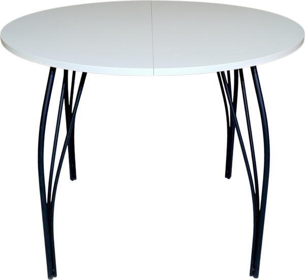 Изображение товара Обеденный стол Arvento Флок раздвижной (белый)