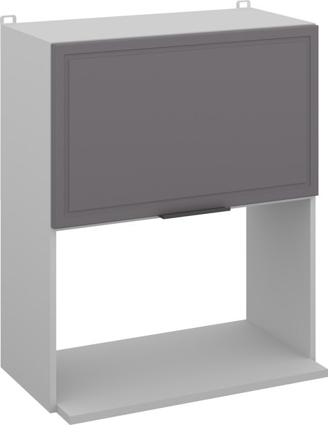 Изображение товара Шкаф навесной для кухни Arvento Корнелия Флок-плюс ВШ60-1г-свч (графит софт)