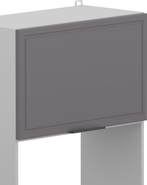 Изображение товара Шкаф навесной для кухни Arvento Корнелия Флок-плюс ВШ60-1г-свч (графит софт)