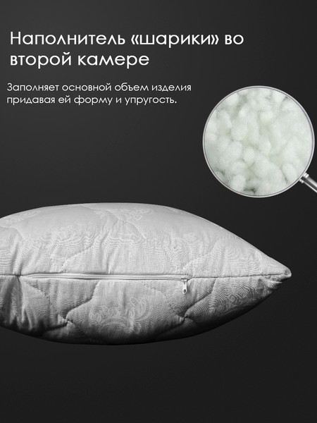 Изображение товара Подушка для сна Реноме 68x68 42/022н (овечья шерсть, х/ф тк поплин)
