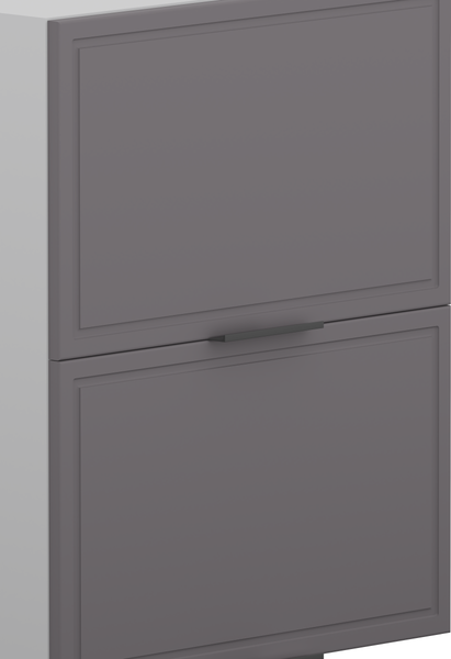 Изображение товара Шкаф навесной для кухни Arvento Корнелия Флок-плюс ВШ60-2г (графит софт)