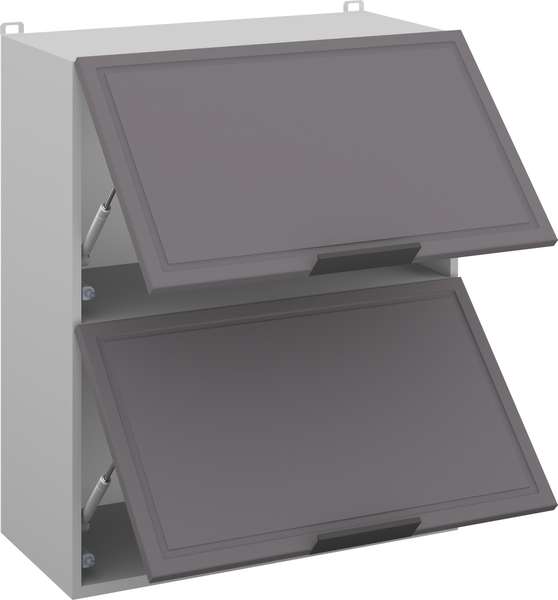 Изображение товара Шкаф навесной для кухни Arvento Корнелия Флок-плюс ВШ60-2г (графит софт)