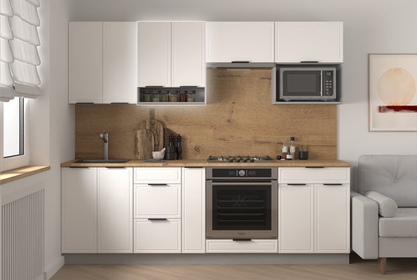 Изображение товара Шкаф навесной для кухни Arvento Корнелия Флок-плюс ВШ60п (белый софт)