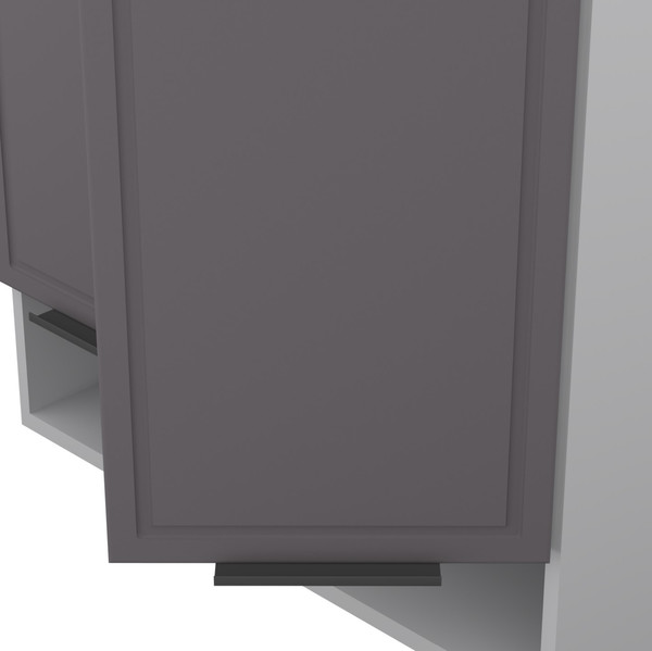 Изображение товара Шкаф навесной для кухни Arvento Корнелия Флок-плюс ВШ60п (графит софт)